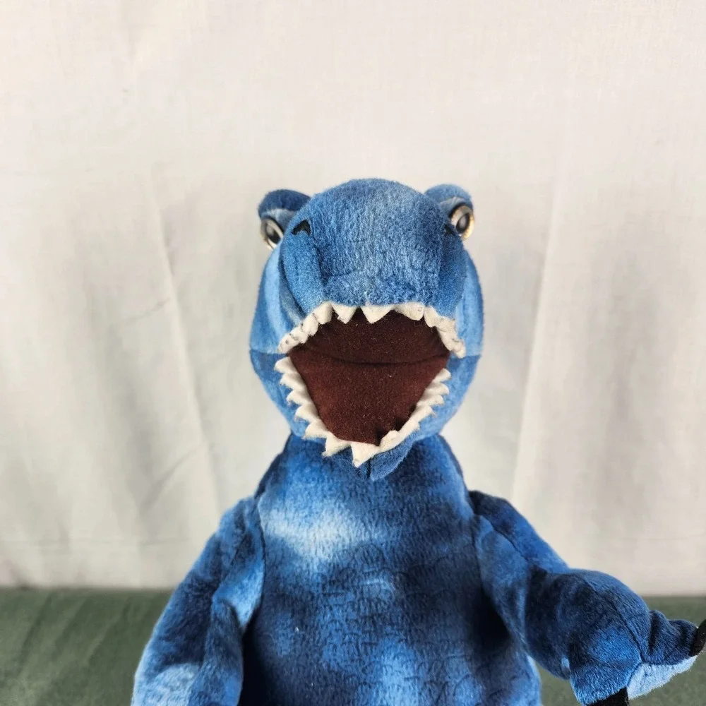 Build a Bear Workshop Blue T‎ Rex Dinosaur Plush 16